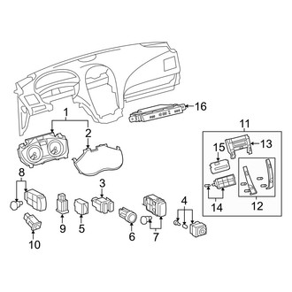 Lexus OE - Instrument Panel - Cluster & Switches