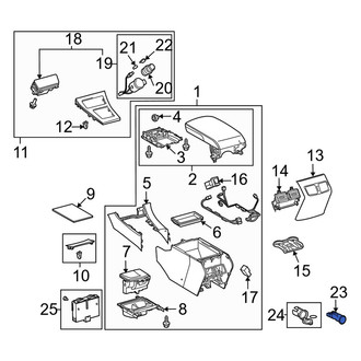 Lexus OE - Center 12 Volt Accessory Power Outlet
