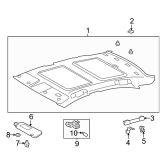 Lexus OE - Roof - Interior Trim