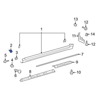 Lexus OE - Rocker Panel Molding Clip