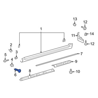 Lexus OE - Rocker Panel Molding Screw