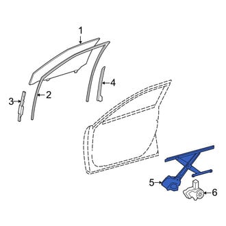 Lexus OE - Front Left Window Regulator