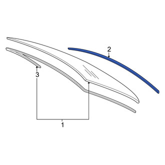 Lexus OE - Rear Back Glass Insulator