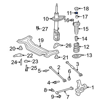 Lexus OE - Suspension Strut Nut