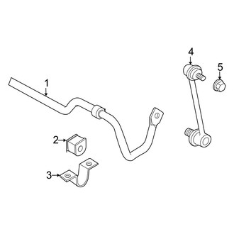Lexus OE - Rear Suspension - Stabilizer Bar & Components