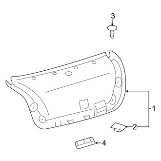 Lexus OE - Trunk Lid - Interior Trim