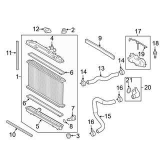 Lexus OE - Cooling - Radiator & Components