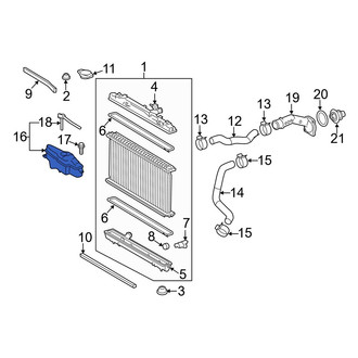 Lexus OE - Engine Coolant Reservoir