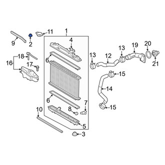 Lexus OE - Upper Radiator Insulator