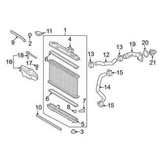 Lexus OE - Cooling - Radiator & Components