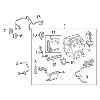 Lexus OE - Air Conditioner & Heater - Evaporator & Heater Components (Japan Built)