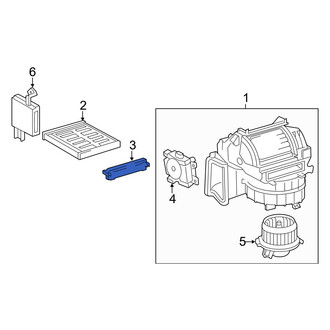 Lexus OE - HVAC Unit Case Cover