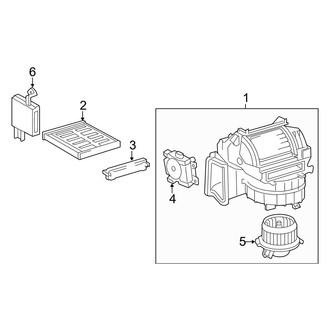 Lexus OE - Air Conditioner & Heater - Blower Motor & Fan