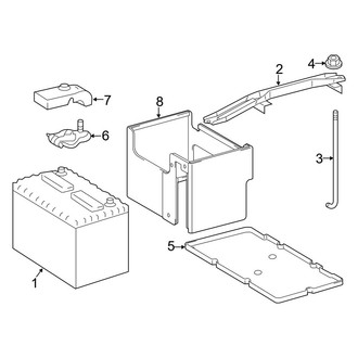 Lexus OE - Electrical - Battery (Conventional)
