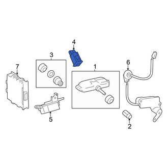 Lexus OE - Tire Pressure Monitoring System (TPMS) Reset Switch
