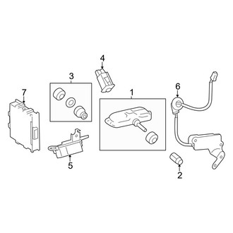 Lexus OE - Electrical - Tire Pressure Monitor Components