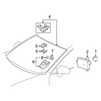 Lexus OE - Electrical Components (Blind Spot Assistant)