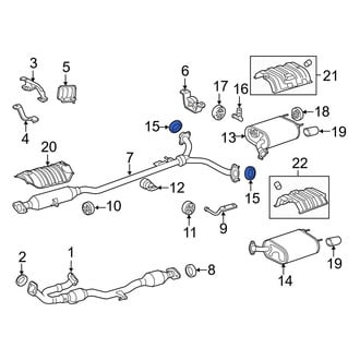 Lexus OE - Exhaust Muffler Gasket