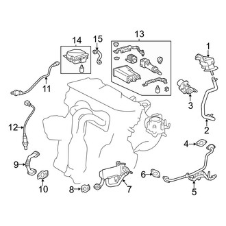 Lexus OE - Emission System - Emission Components