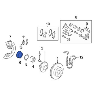 Lexus OE - Wheel Bearing Dust Cap