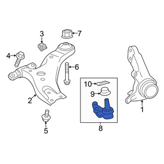 Lexus OE - Front Left Suspension Ball Joint
