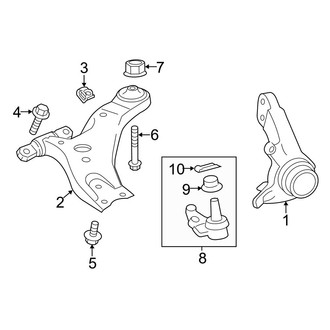 Lexus OE - Front Suspension - Suspension Components