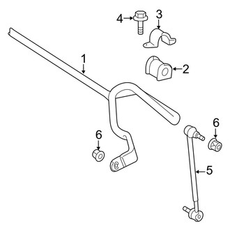 Lexus OE - Front Suspension - Stabilizer Bar & Components