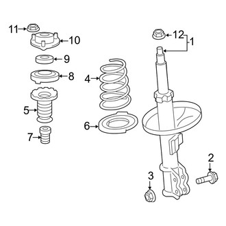 Lexus OE - Front Suspension - Struts & Components (Japan Built)