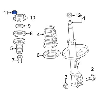 Lexus OE - Suspension Strut Mount Nut