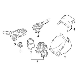 Lexus OE - Steering Column - Shroud, Switches & Levers