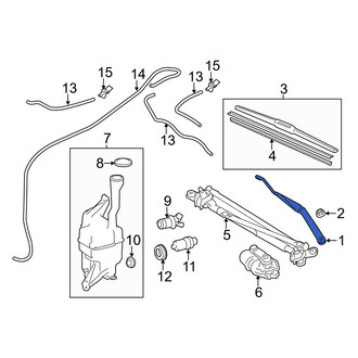 Lexus OE - Left Wiper Arm