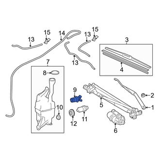 Lexus OE - Windshield Washer Pump