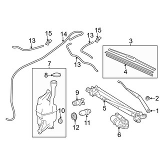 Lexus OE - Windshield - Wiper & Washer Components