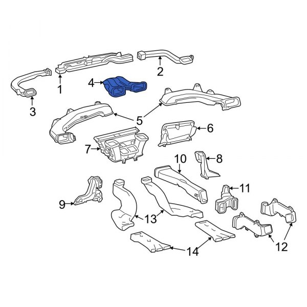 Instrument Panel Air Duct