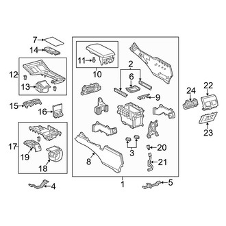Lexus OE - Center Console (Console & Components)