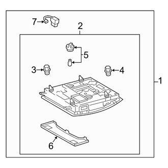 Lexus OE - Overhead Console