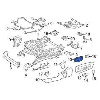 Lexus OE - Front Left Power Seat Switch