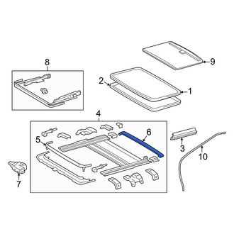 Lexus OE - Sunroof Drip Rail