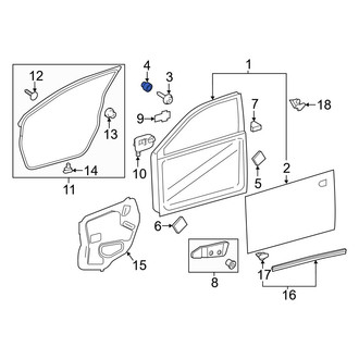 Lexus OE - Front Door Stop
