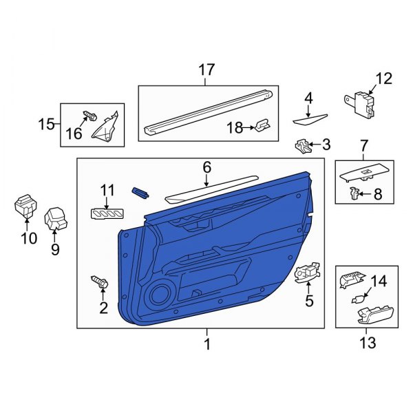 Door Interior Trim Panel