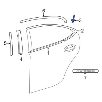 Lexus OE - Door Reveal Molding Rivet