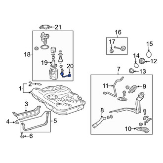 Lexus OE - Fuel Sender and Hanger Assembly