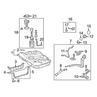 Lexus OE - Fuel System Components