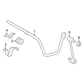 Lexus OE - Rear Suspension - Stabilizer Bar & Components