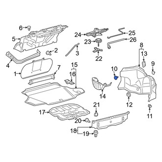 Lexus OE - Trunk Trim Panel Clip