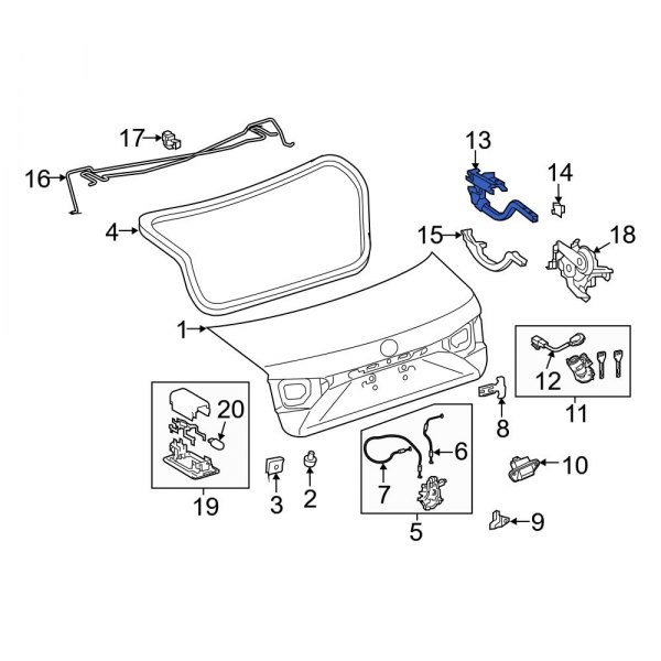 Deck Lid Hinge