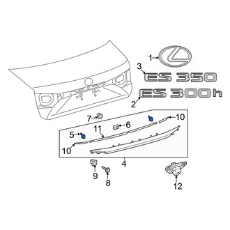 Lexus OE - Deck Lid Finish Panel Clip