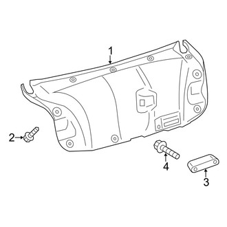 Lexus OE - Trunk Lid - Interior Trim