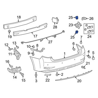 Lexus OE - Rear Parking Aid Sensor Clip
