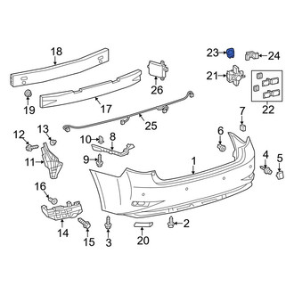 Lexus OE - Rear Parking Aid Sensor Clip